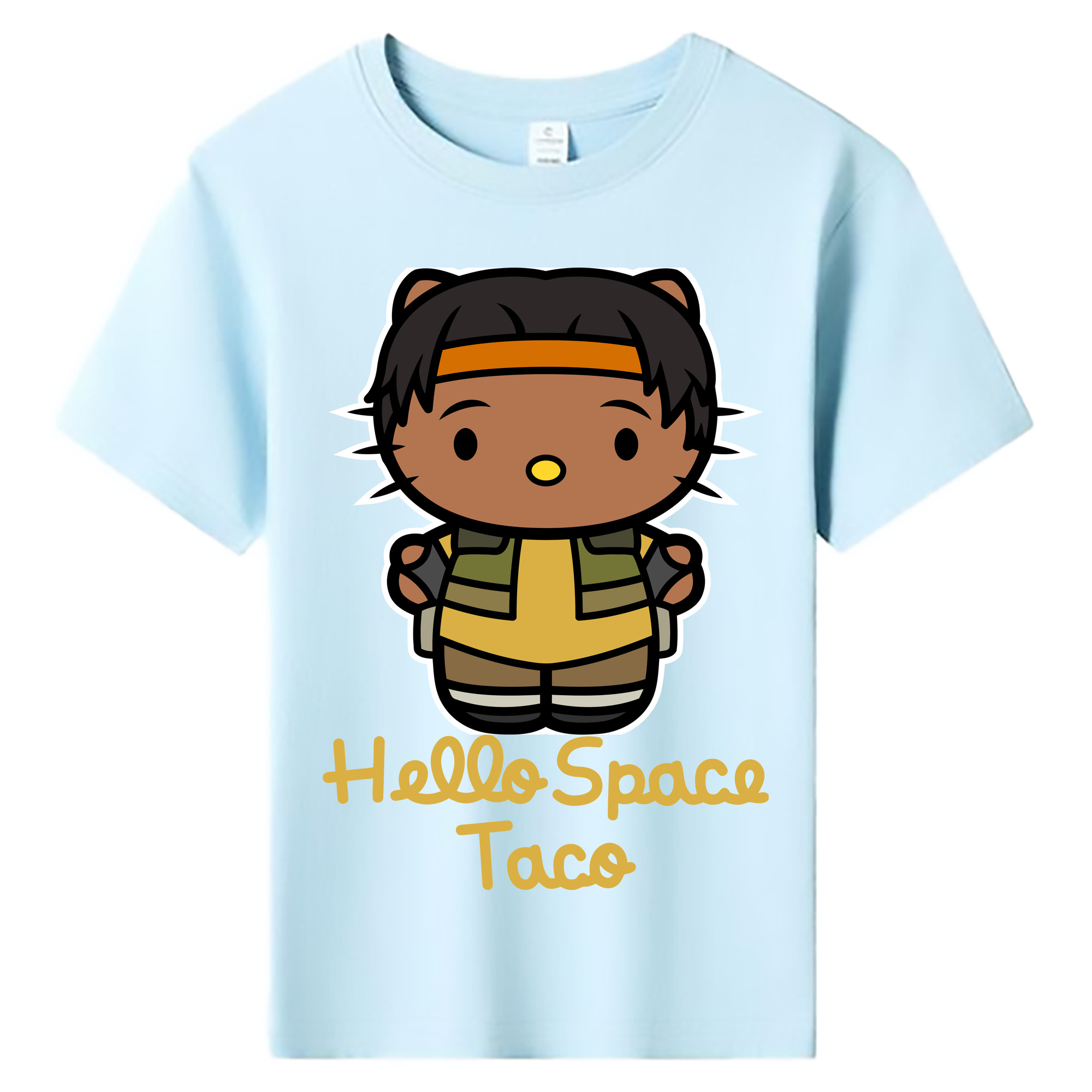 （画像用） Hello Kitty ハローキティ 綿100％キッズTシャツ（フロントプリント）